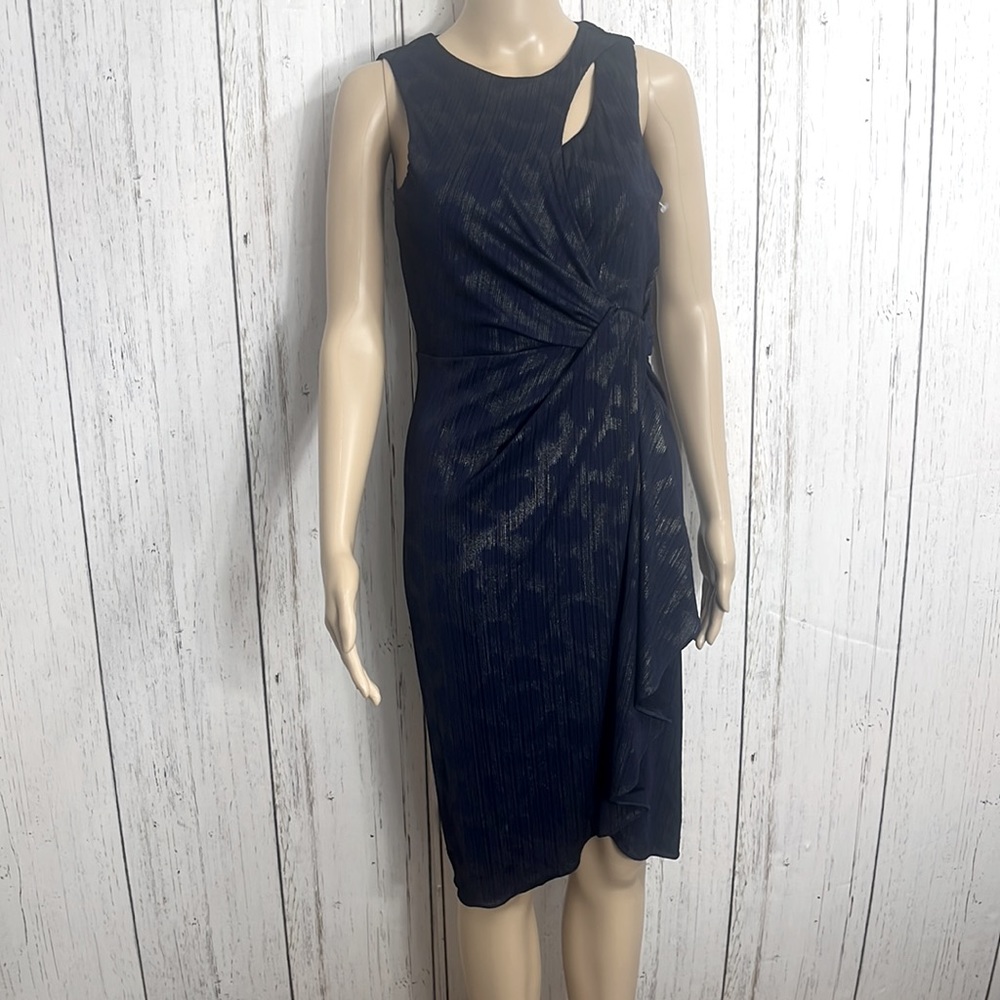 NWT Catherine Malandrino Carrie Knit Dress Navy Size 4